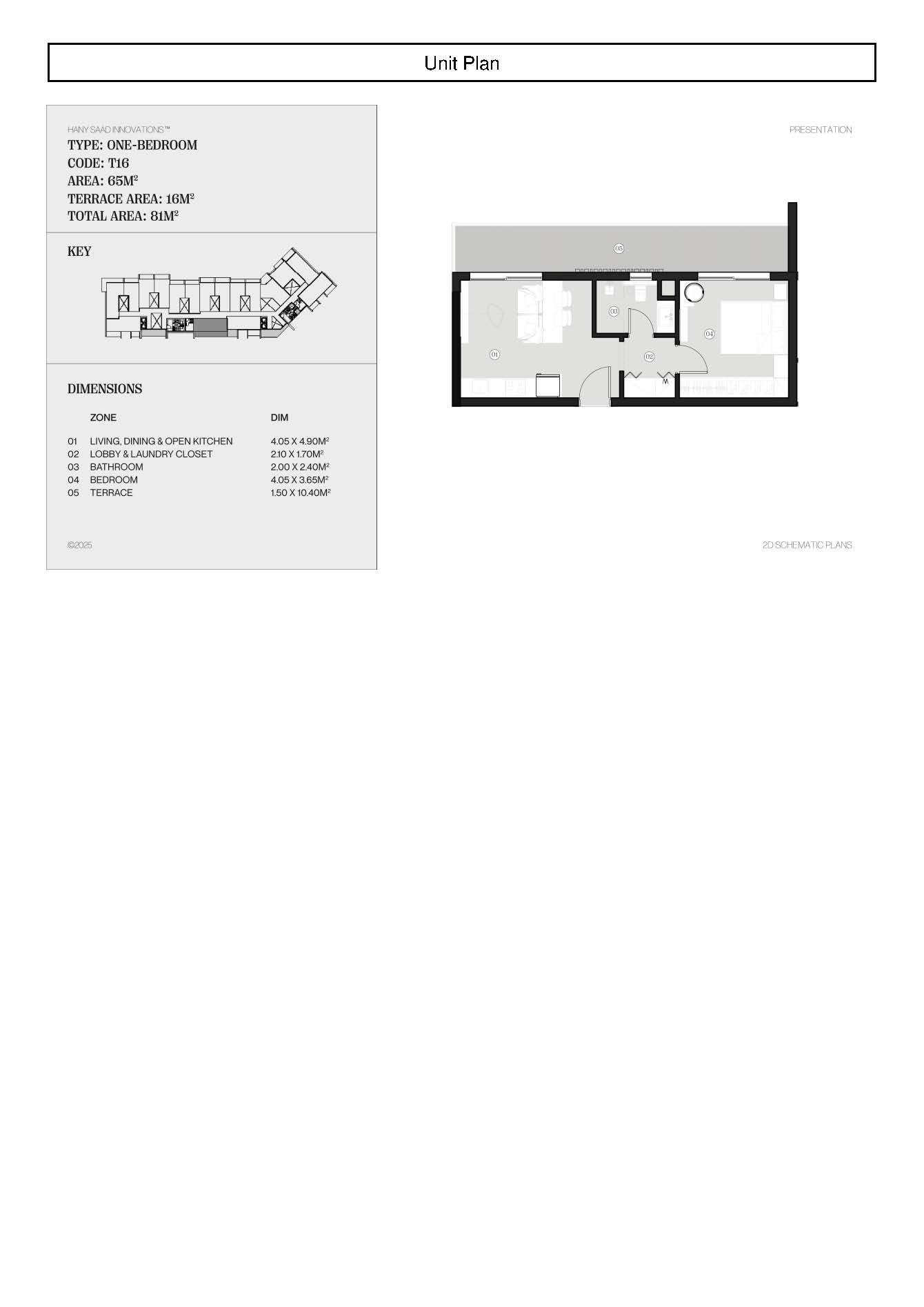 Floor plan for apartment at Noi