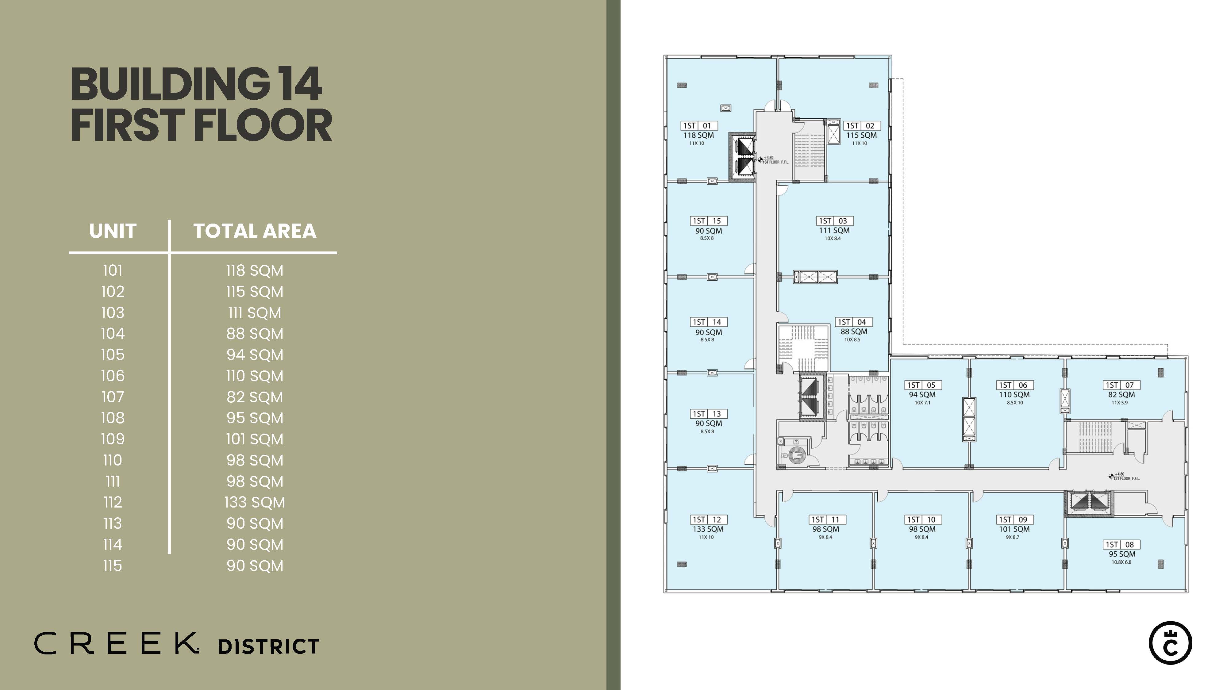 Floor plan for  at Creektown