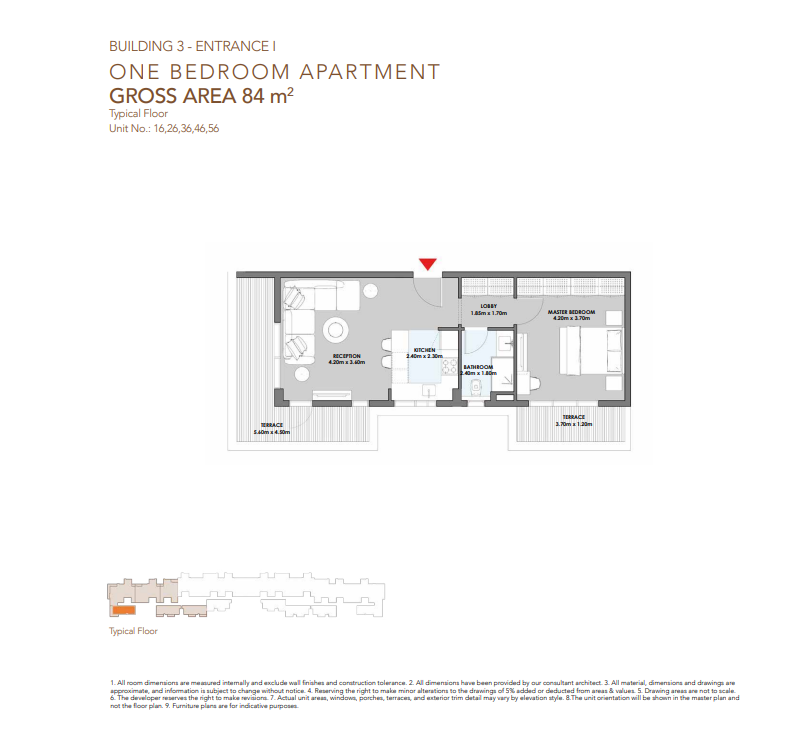 Floor plan for chalet at SQ1