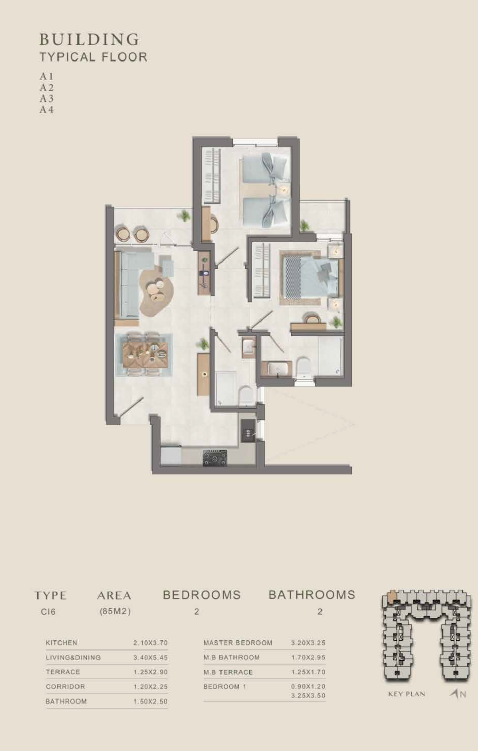 Floor plan for apartment at West Courts New October