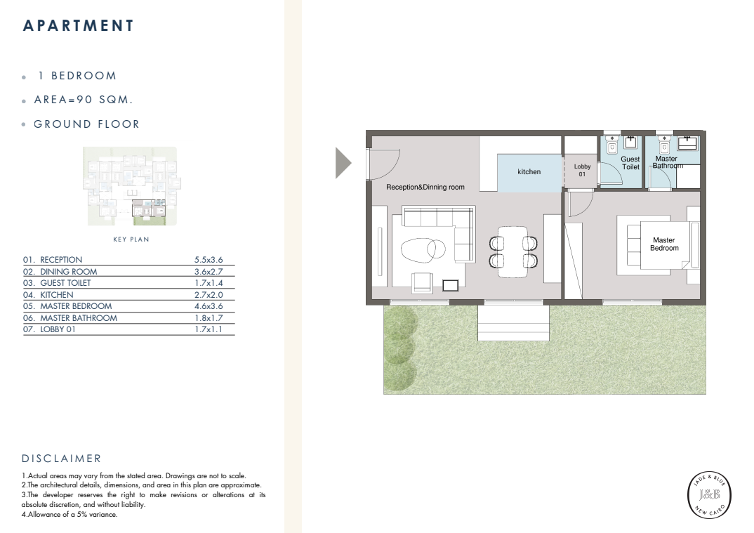 Floor plan for chalet at Lasirena Bay