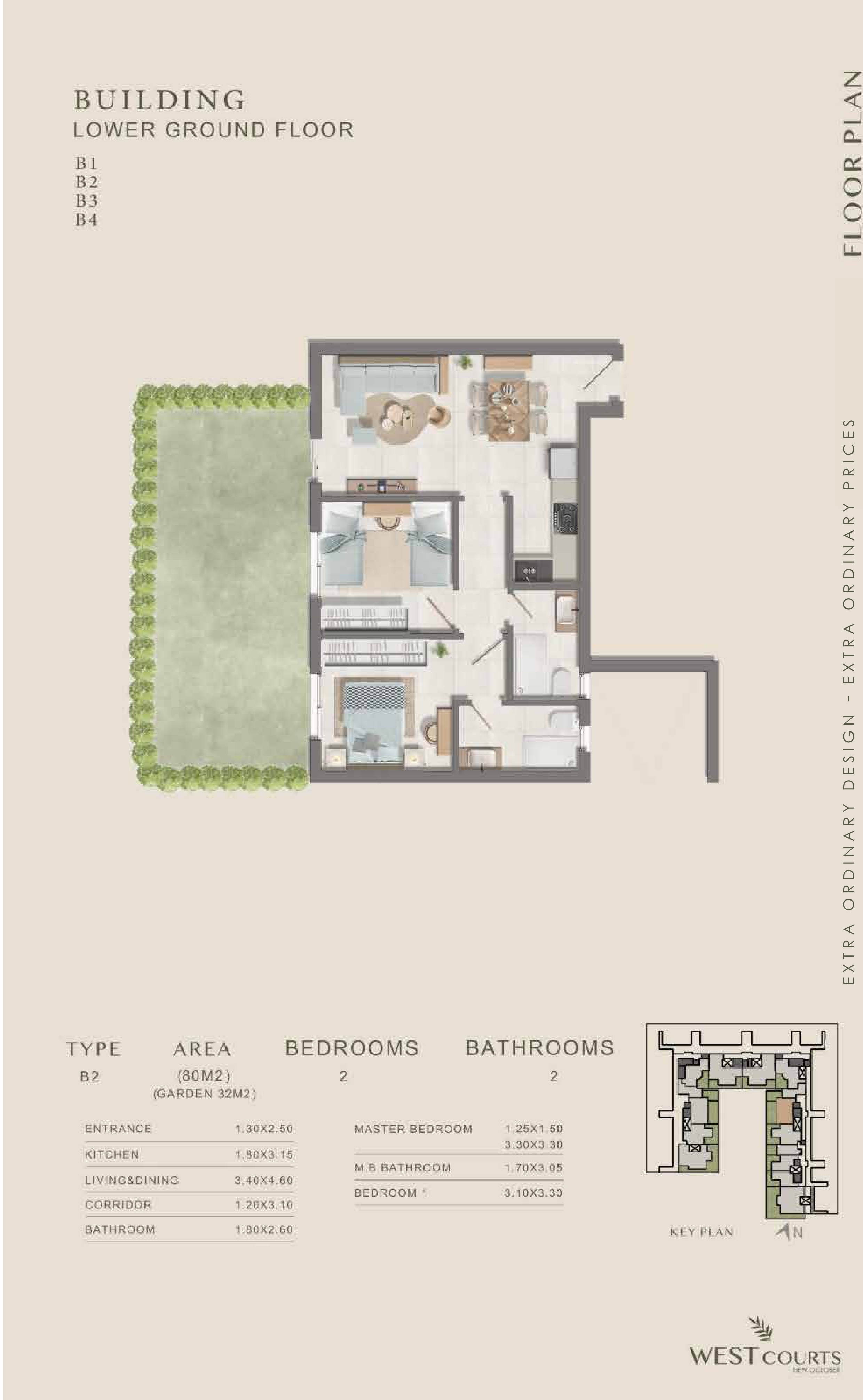 Floor plan for apartment at West Courts New October