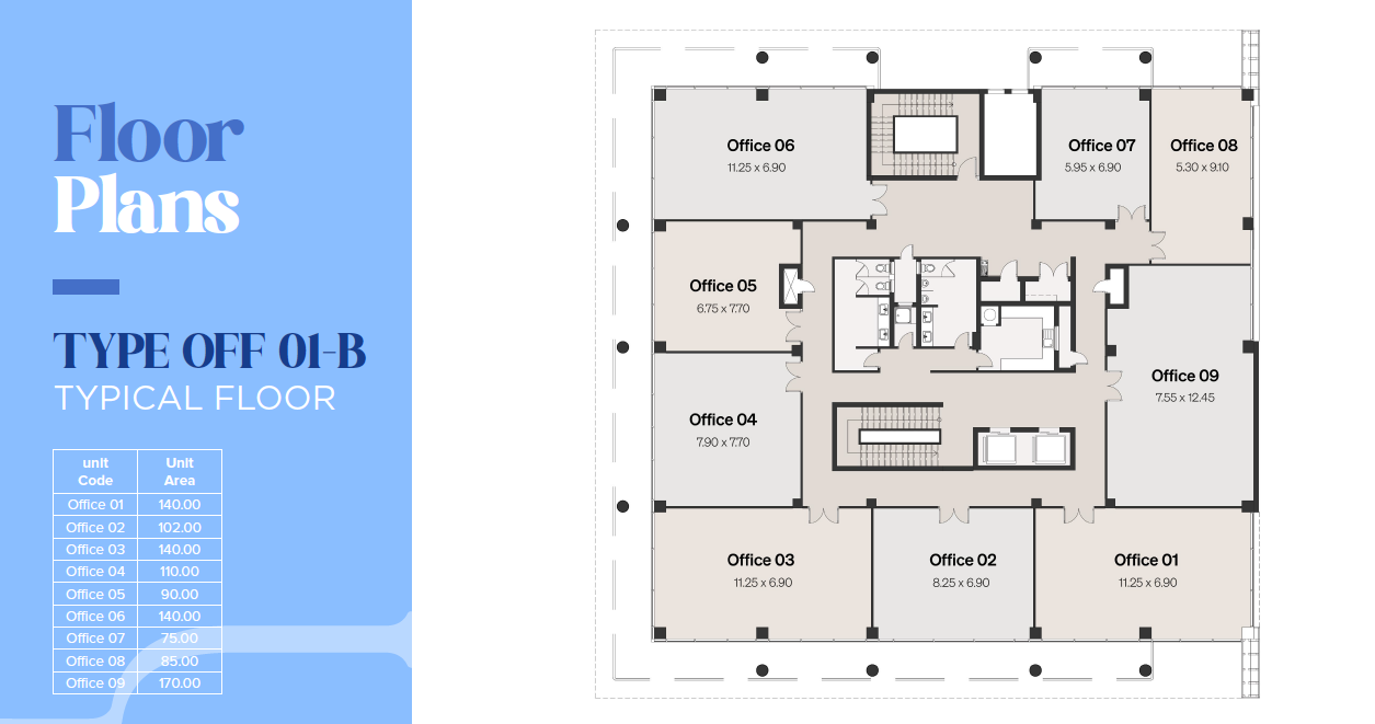 Floor plan for  at Mazarine Hub