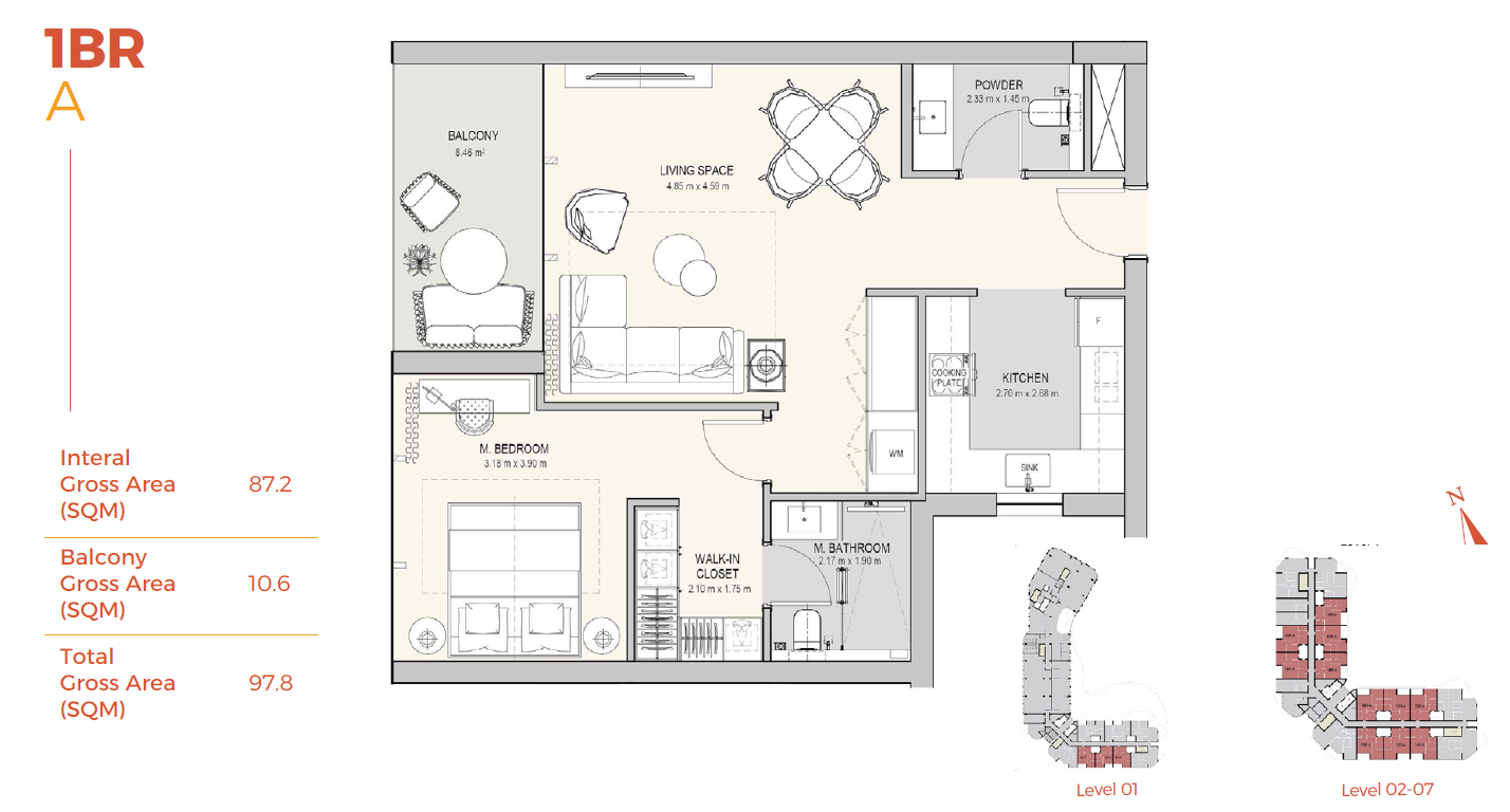 Floor plan for apartment at Do