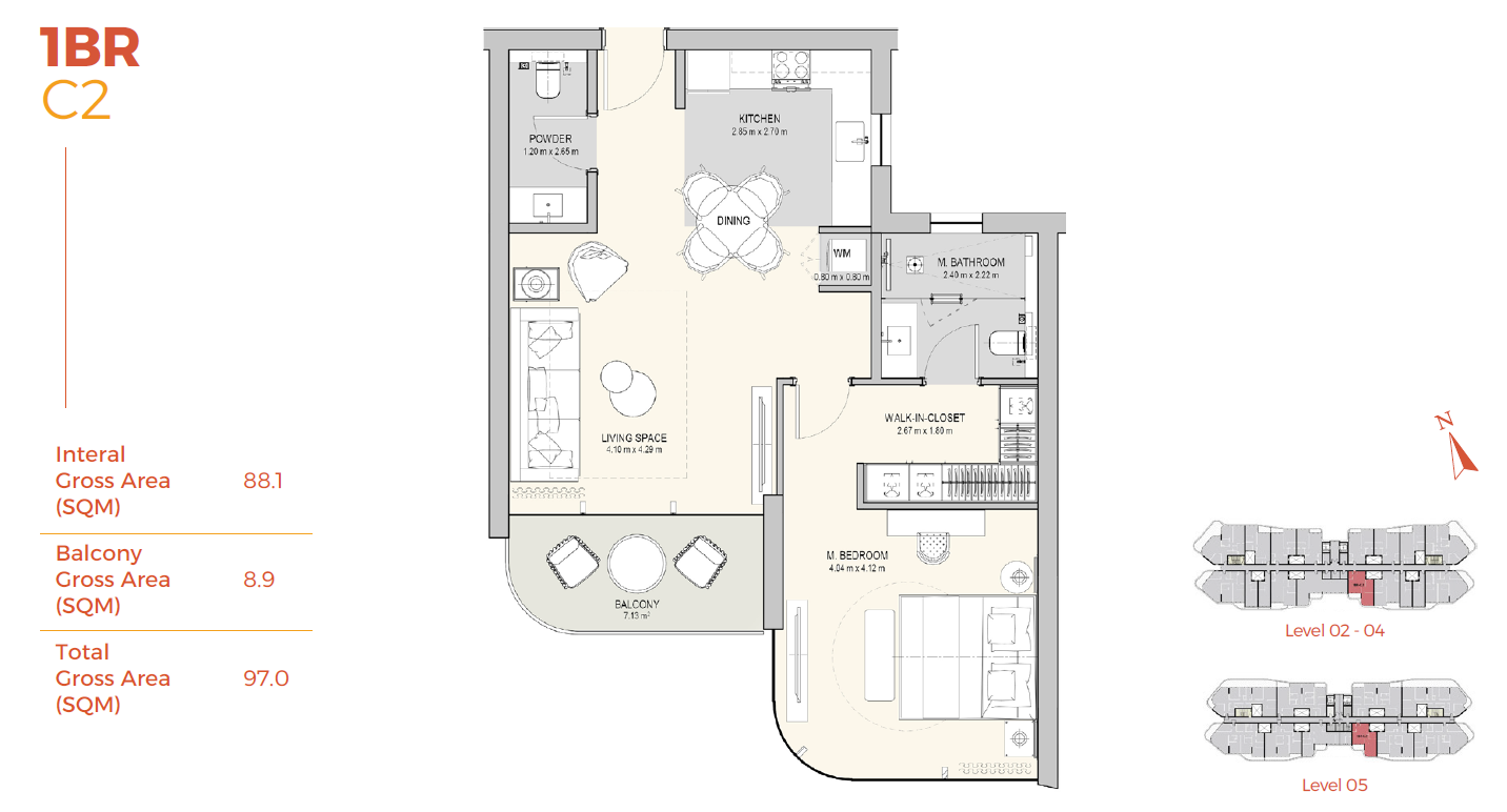 Floor plan for apartment at Do