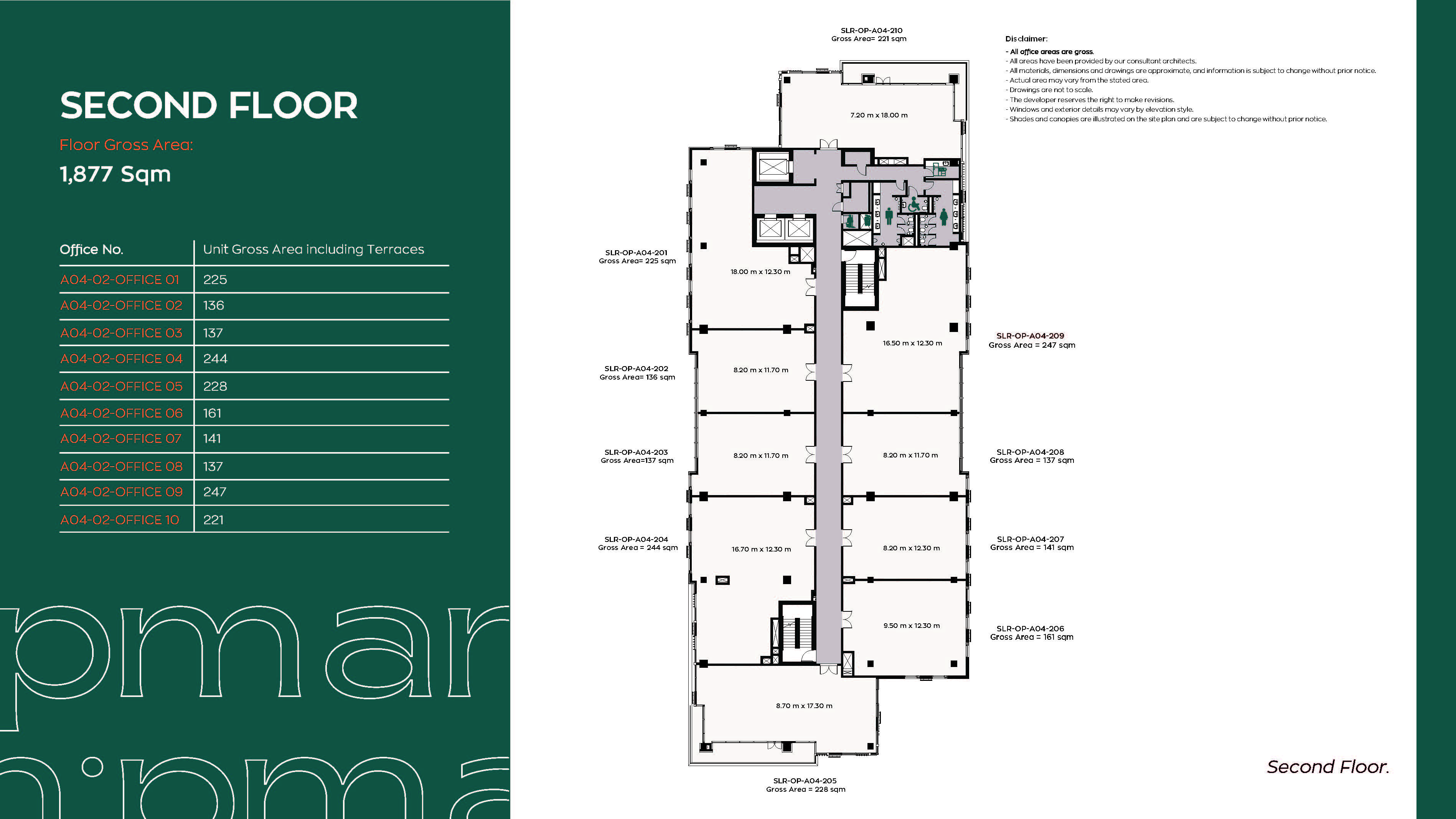 Floor plan for  at Swan Lake Residences Office Park