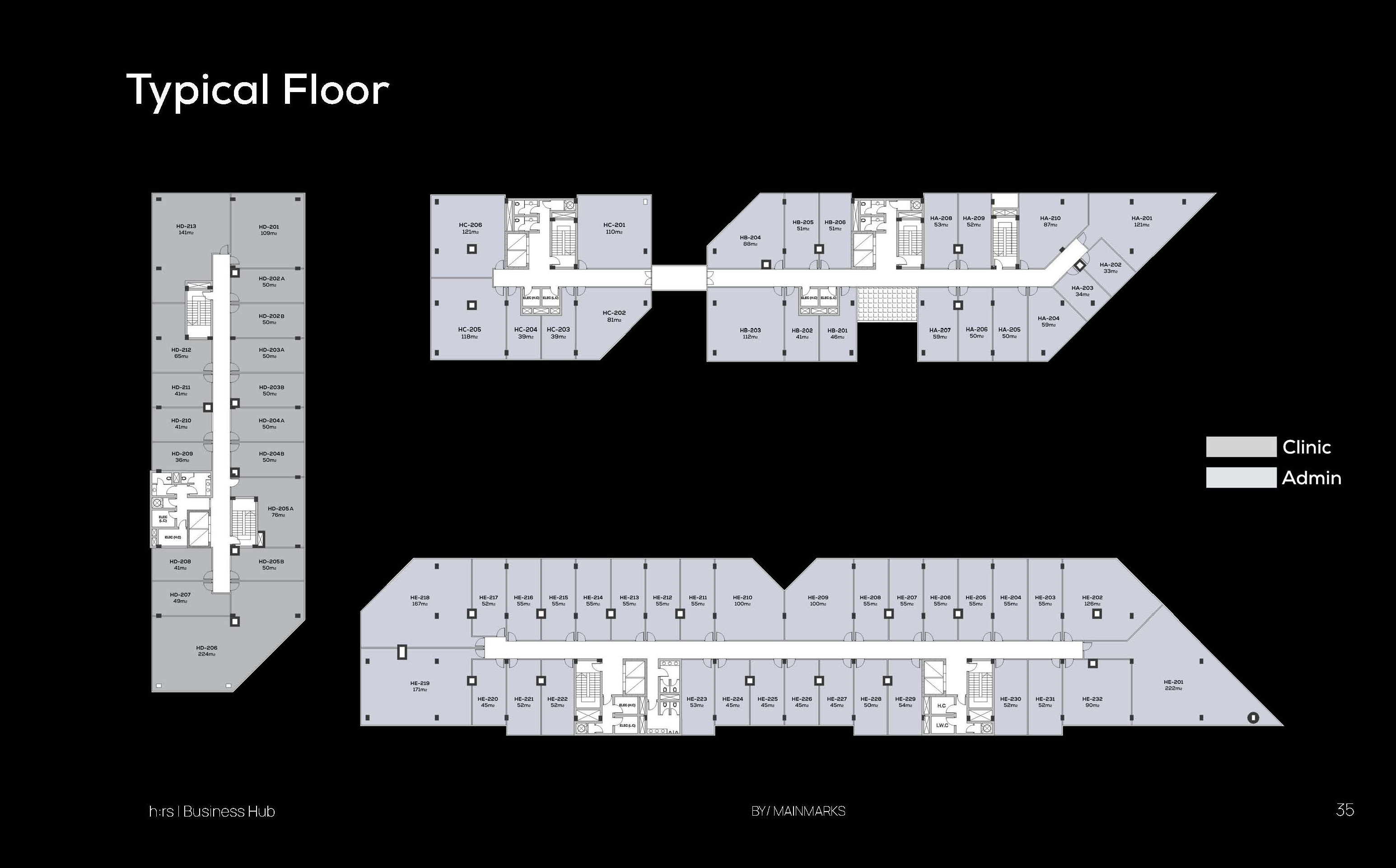 Floor plan for  at H:RS Mall