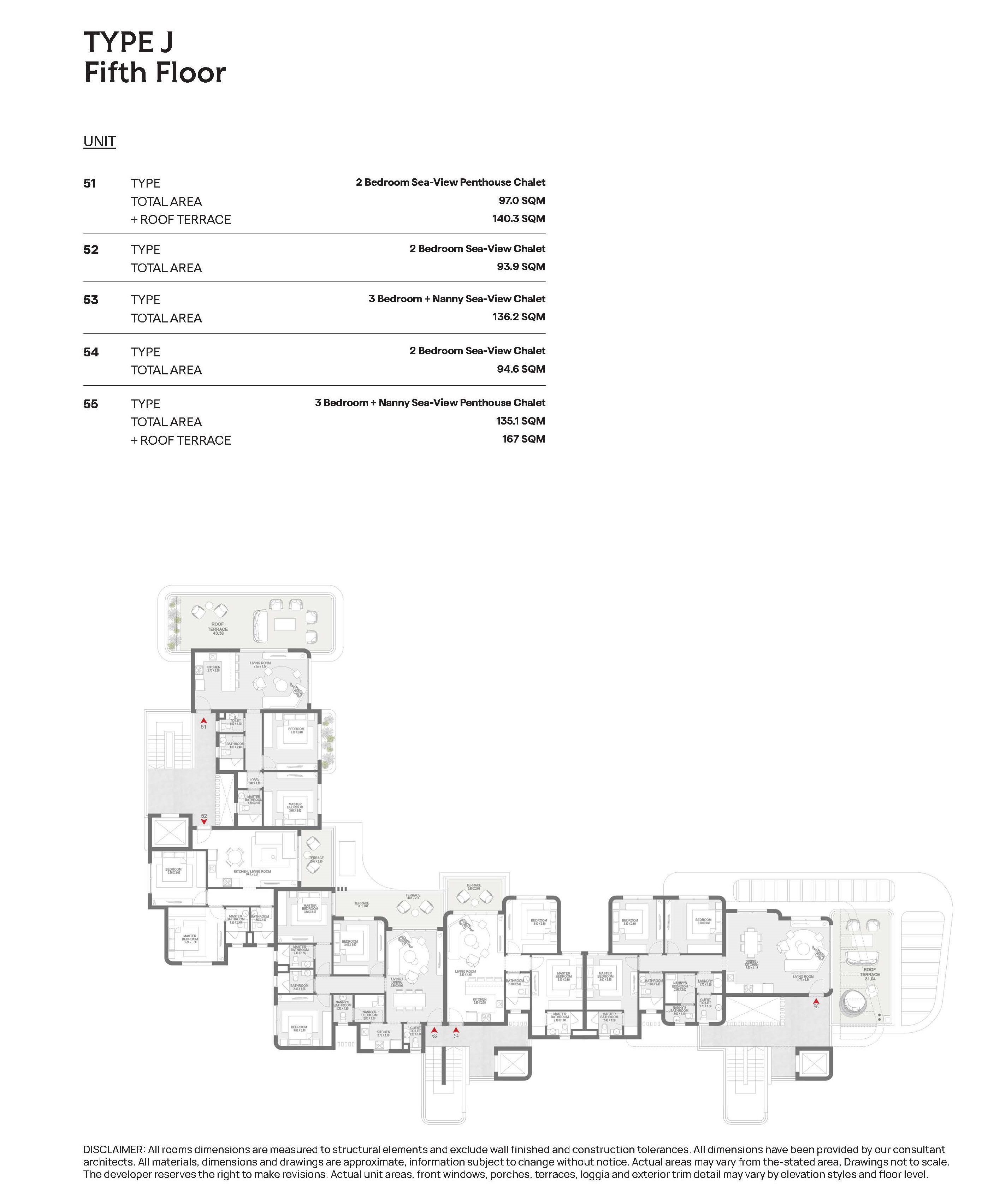 Floor plan for penthouse at Solare