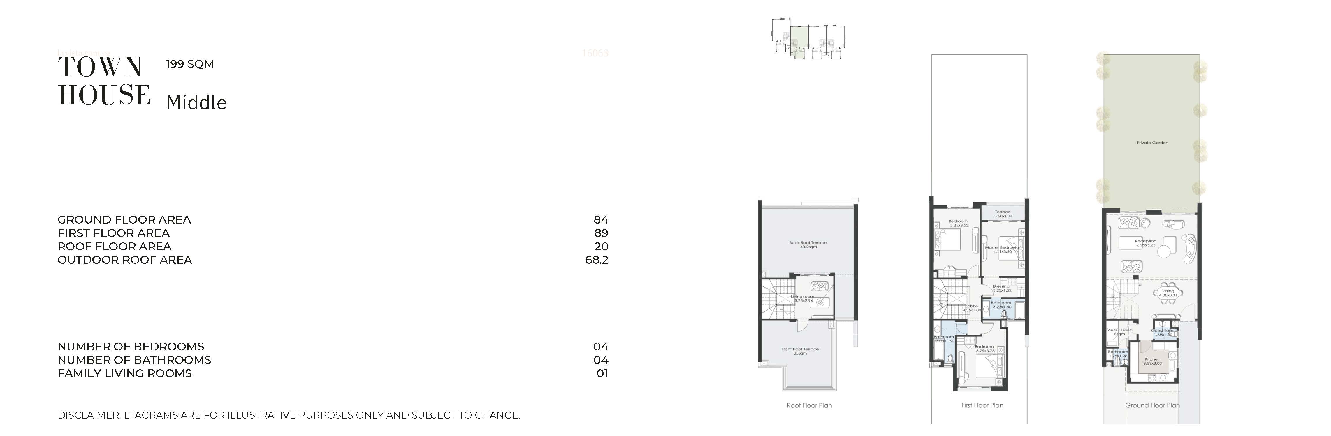 Floor plan for townhouse at El Patio Vera