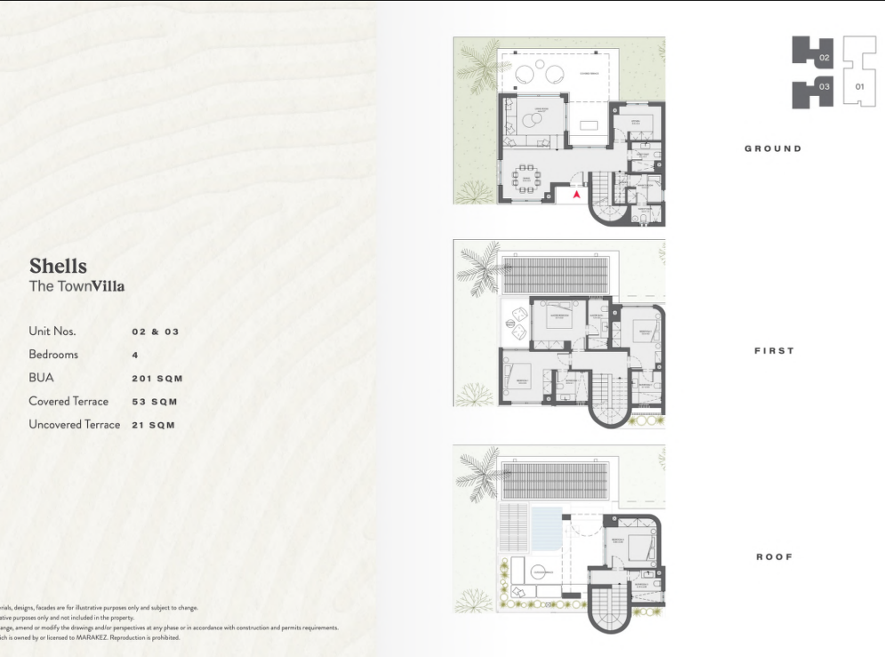 Floor plan for townhouse at R2-The Town