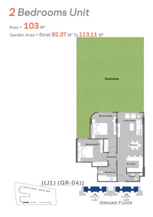 Floor plan for chalet at Jamila