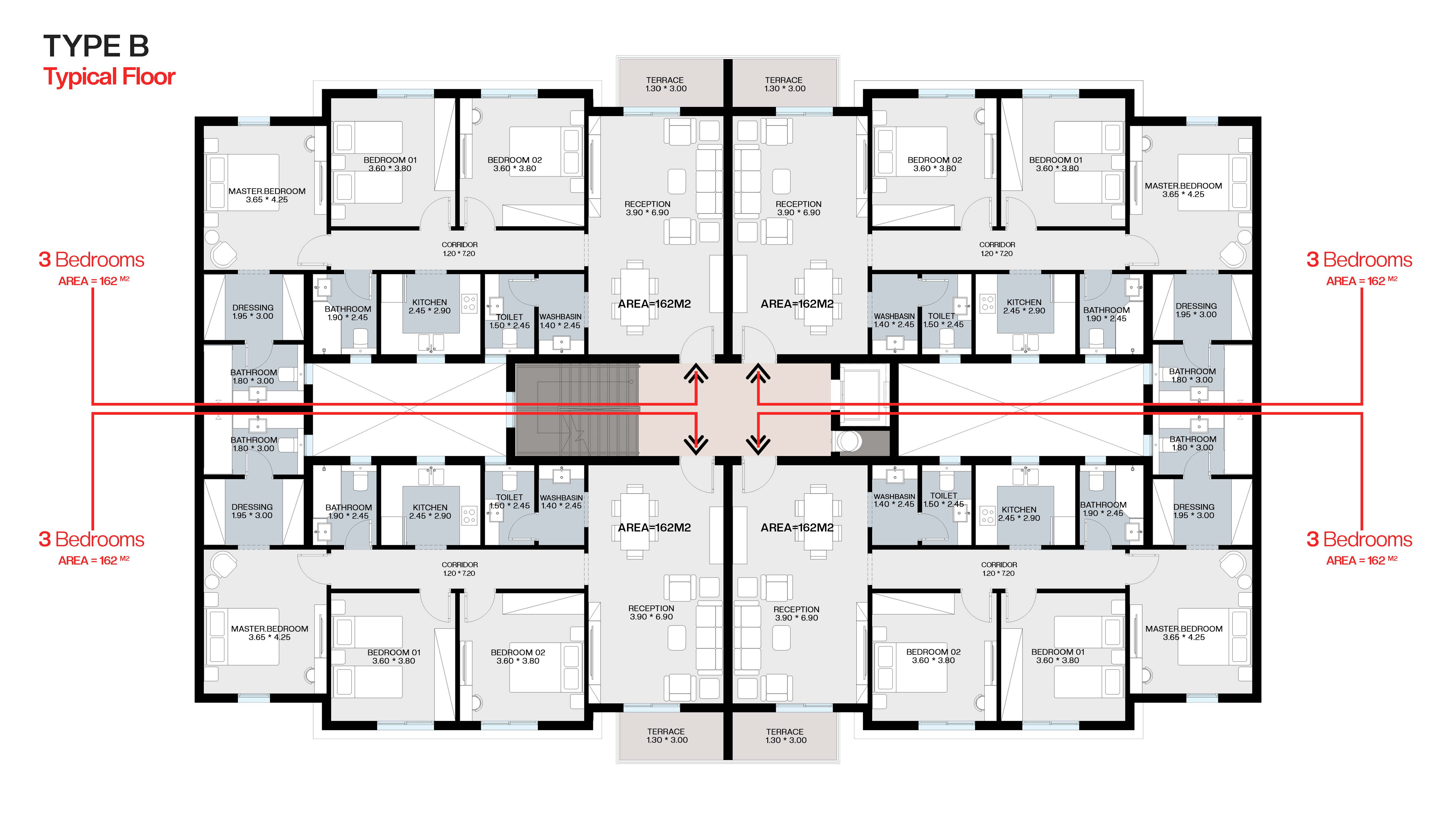 Floor plan for apartment at Livyn