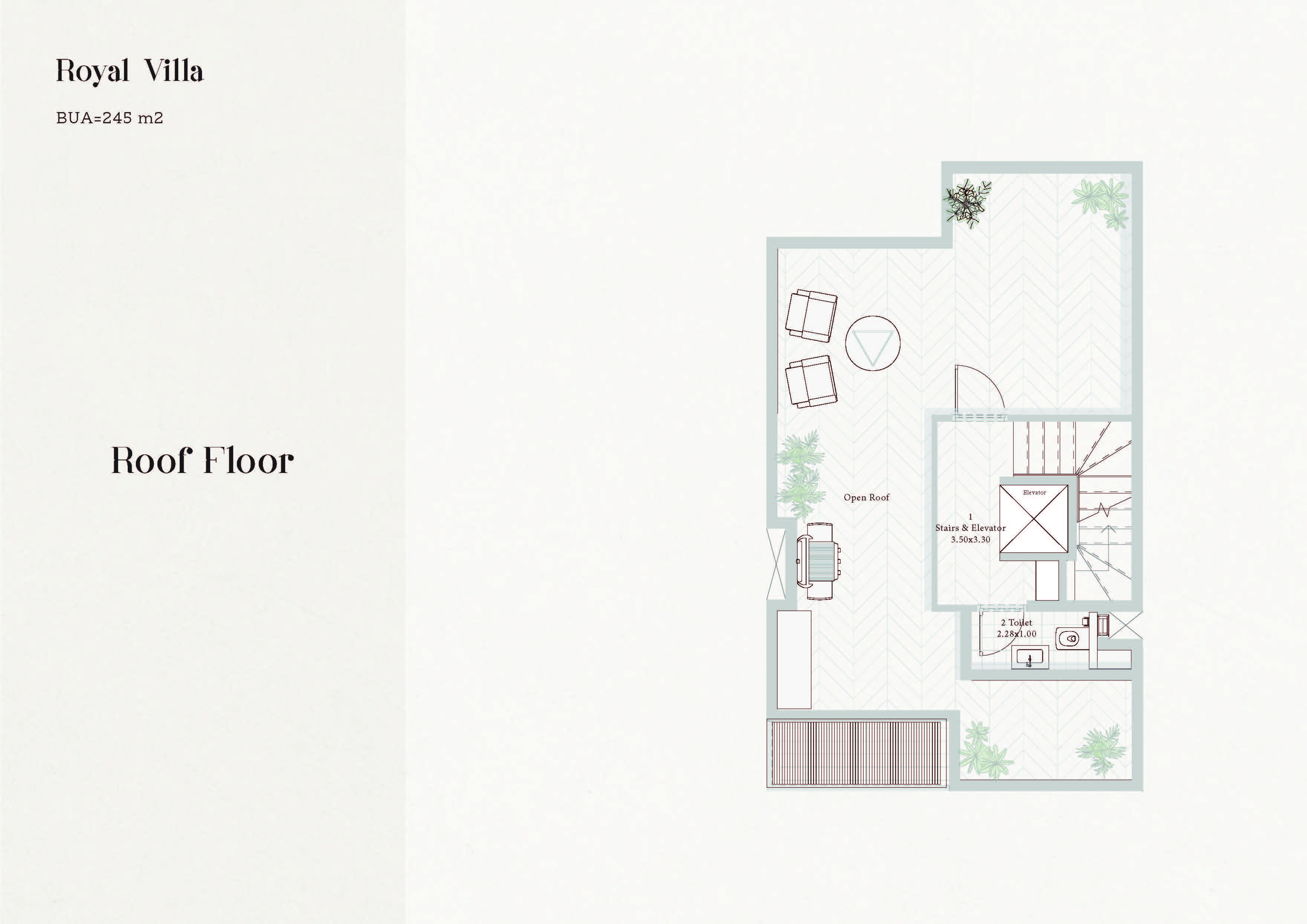 Floor plan for villa at Zayard Memora