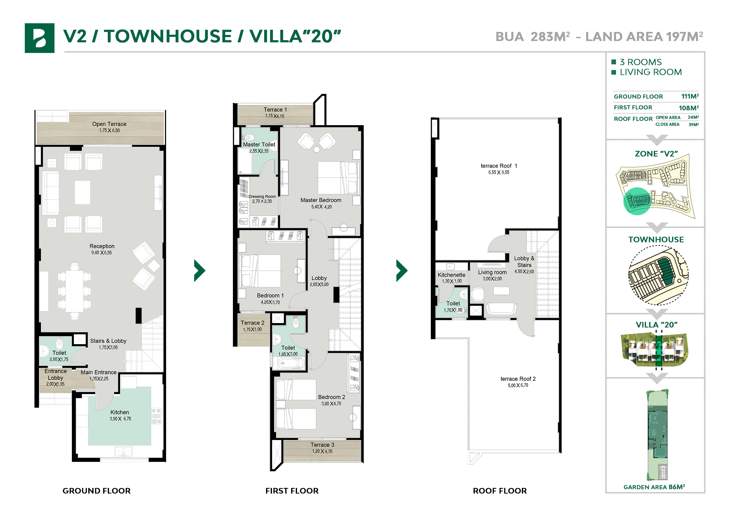 Floor plan for townhouse at Boardwalk