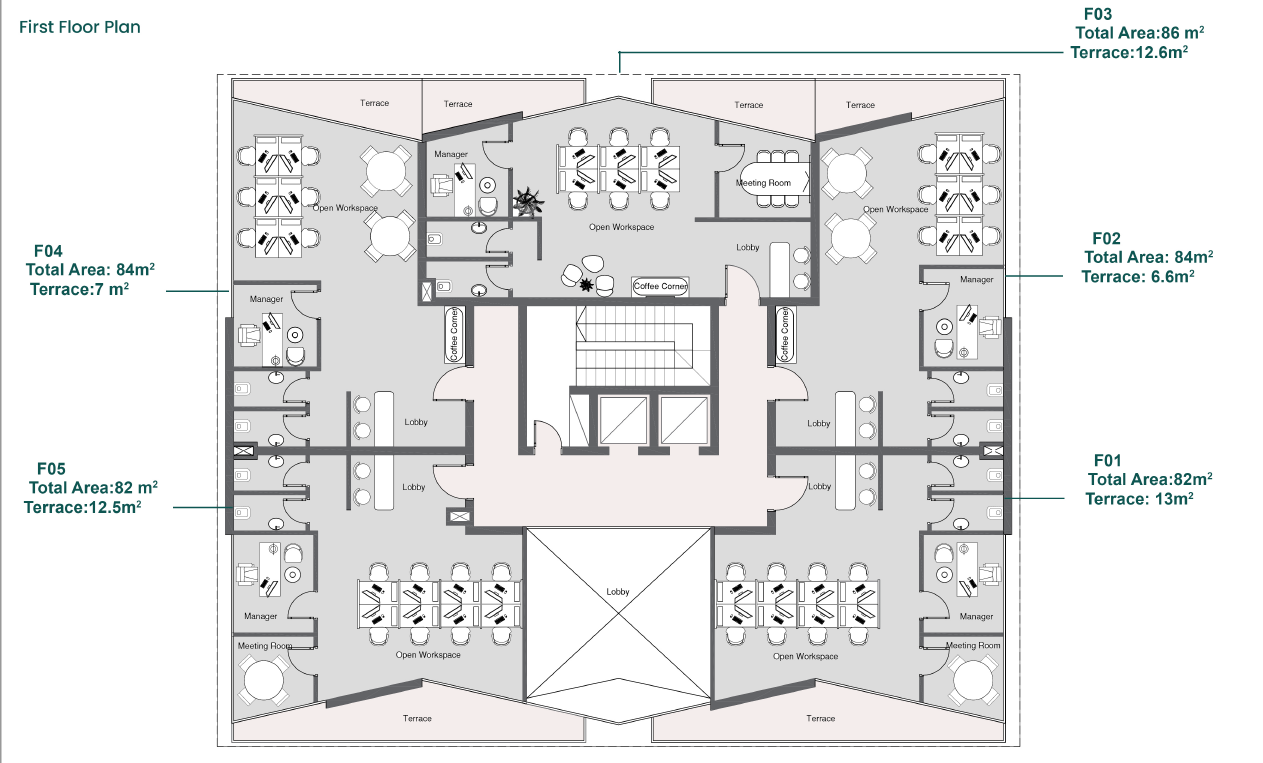 Floor plan for  at Being