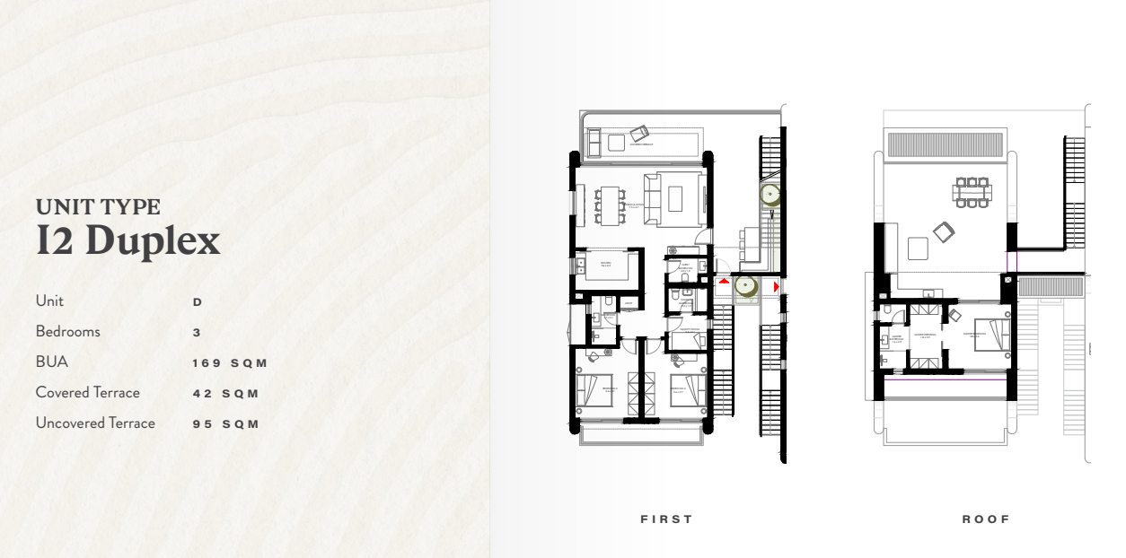 Floor plan for penthouse at R8-Breeze