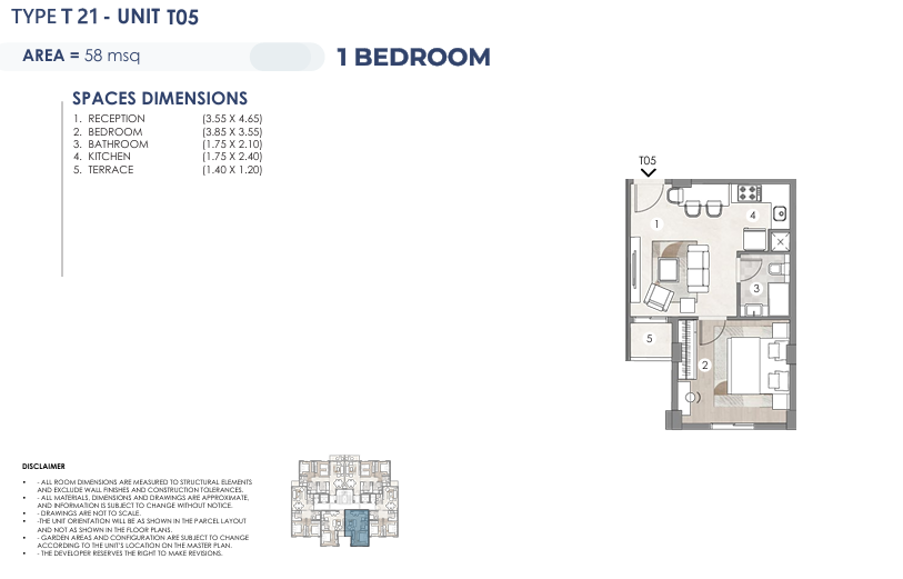 Floor plan for apartment at Reedy City