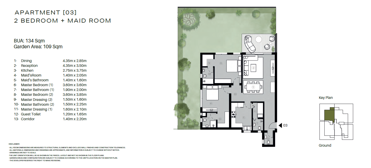 Floor plan for apartment at Park Central Terraces