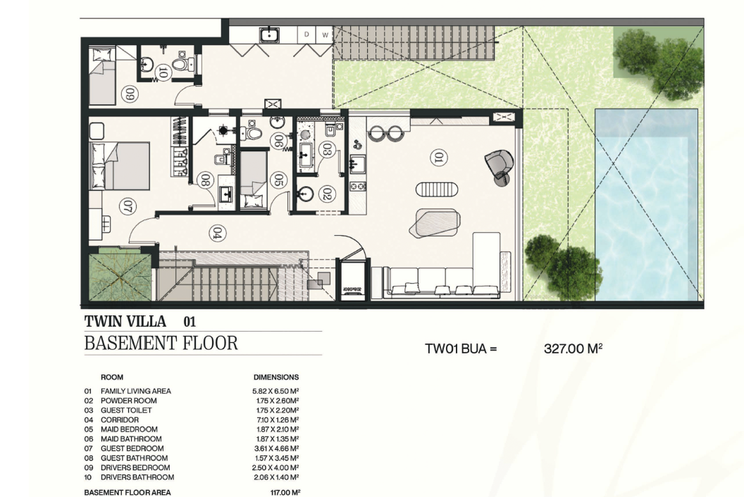 Floor plan for  at Noi