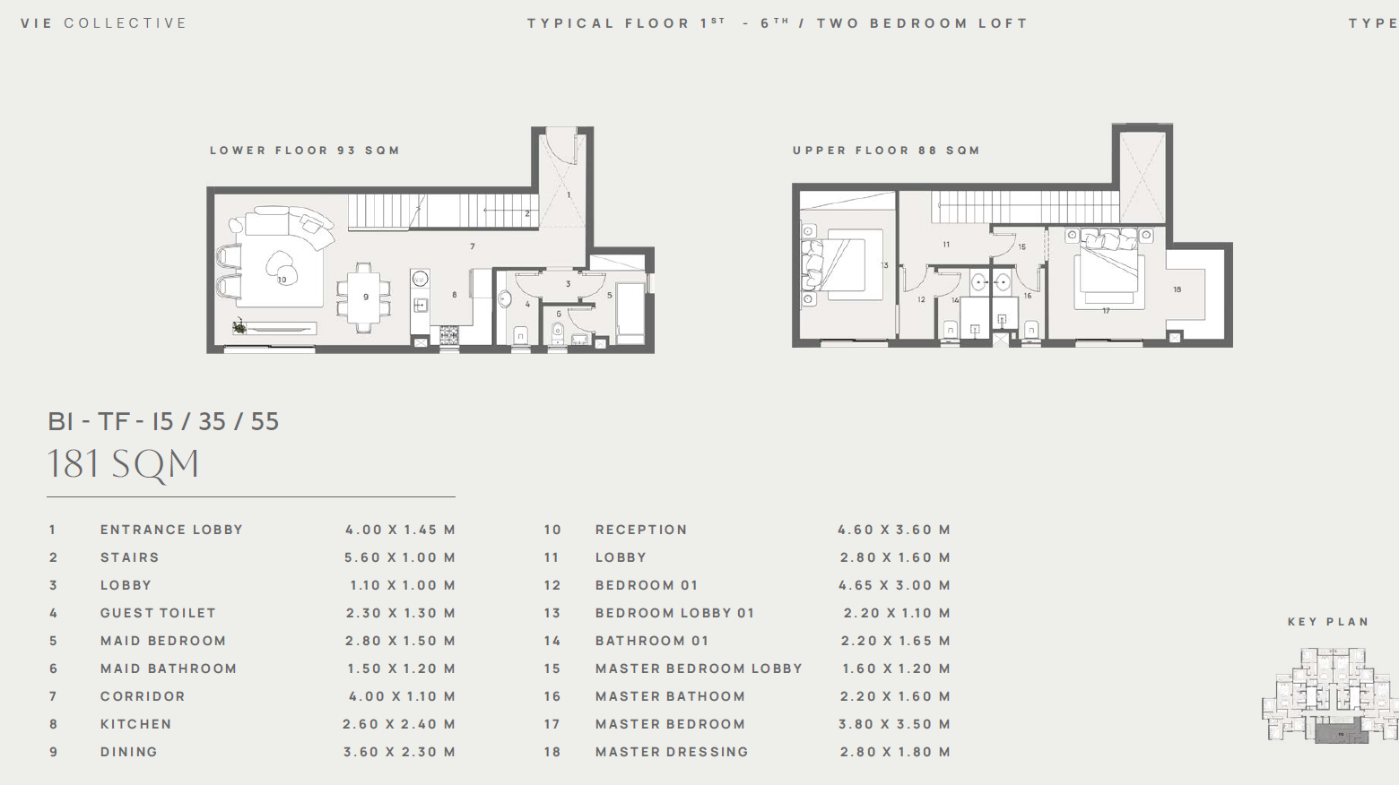 Floor plan for  at Vie Collective