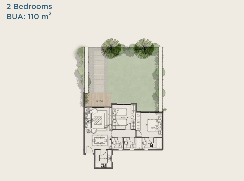 Floor plan for apartment at Creekview
