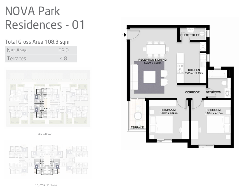 Floor plan for apartment at VYE SODIC