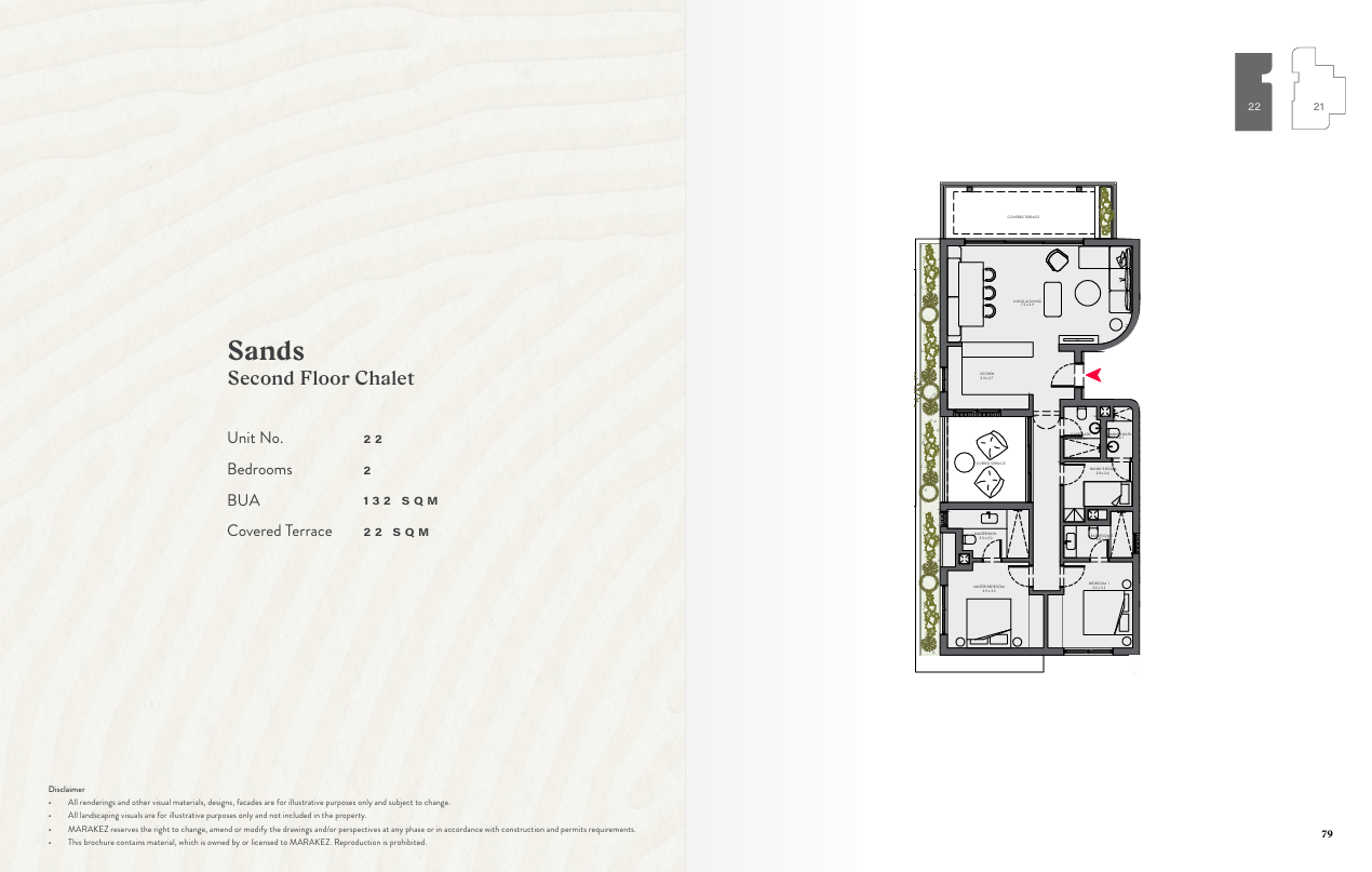 Floor plan for chalet at R2-The Town