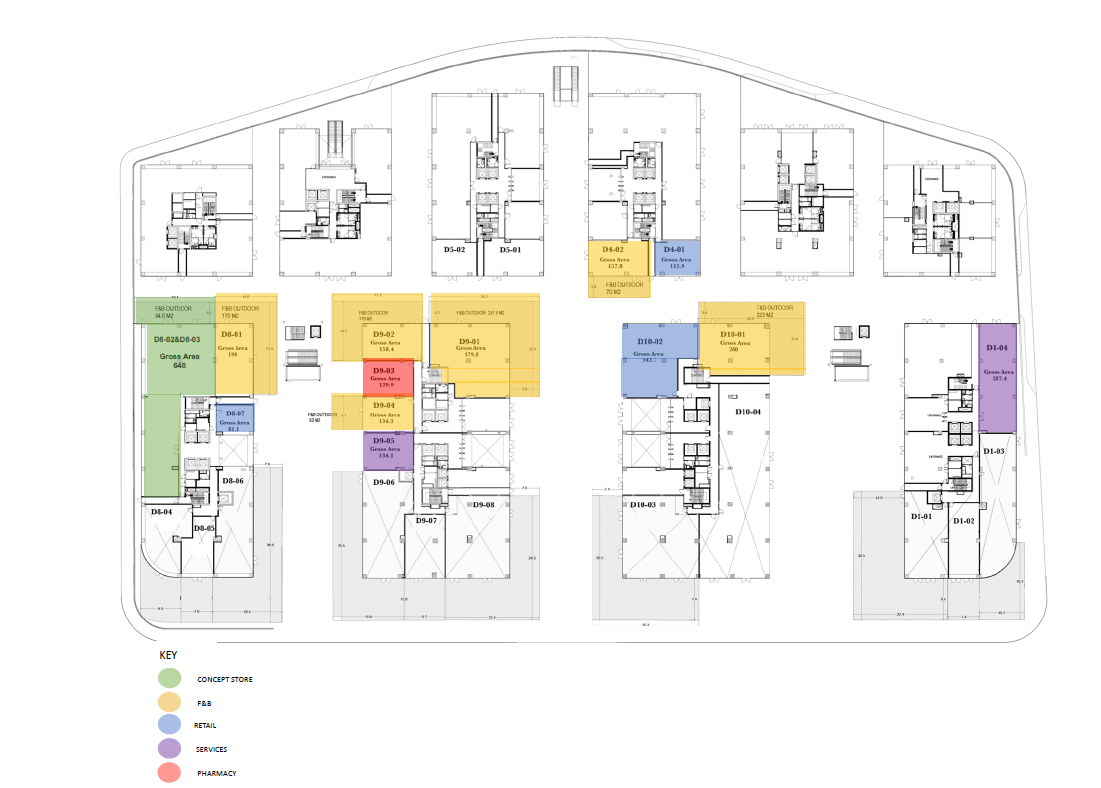 Floor plan for  at One - Ninety
