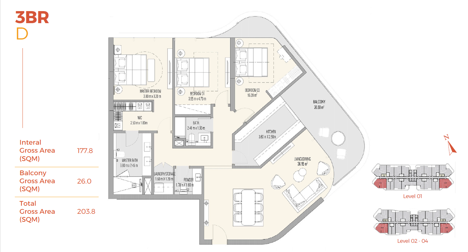 Floor plan for apartment at Do