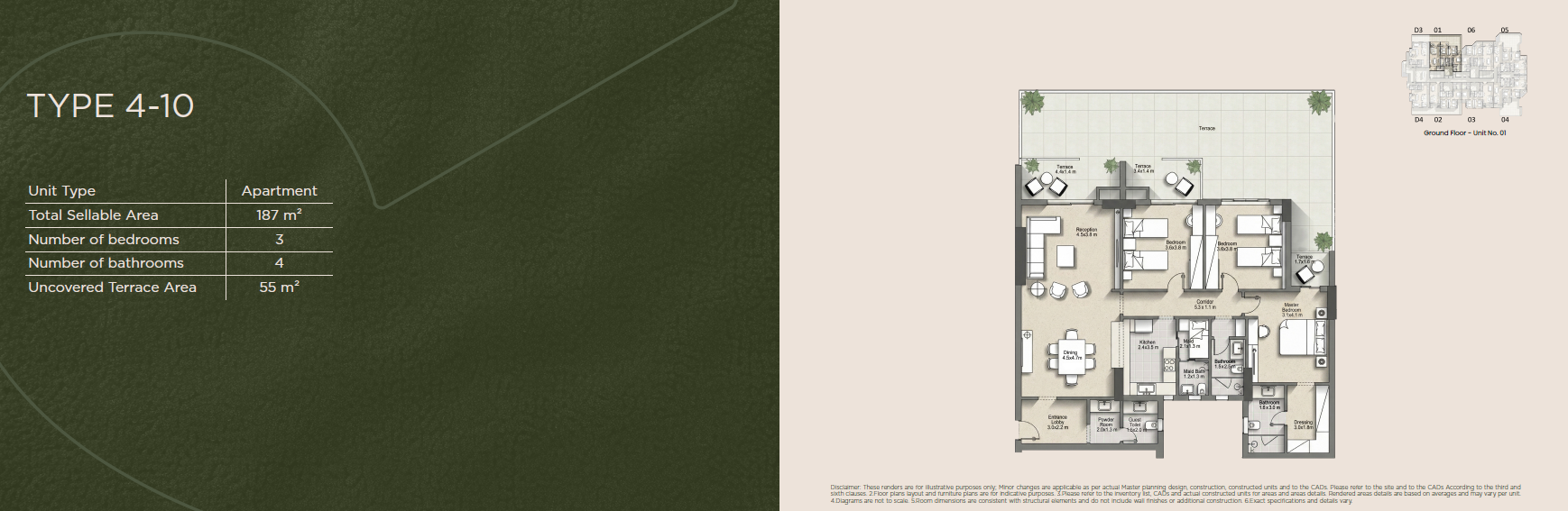 Floor plan for apartment at Lush Valley