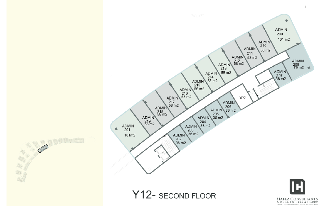 Floor plan for  at Yellow Residence