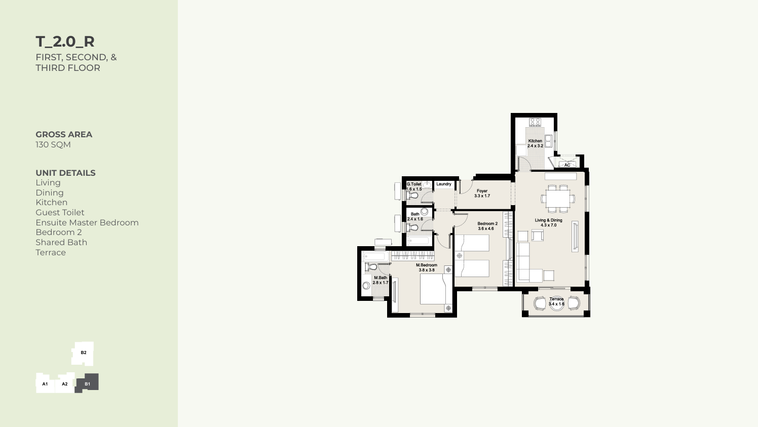 Floor plan for apartment at D Parks New Cairo