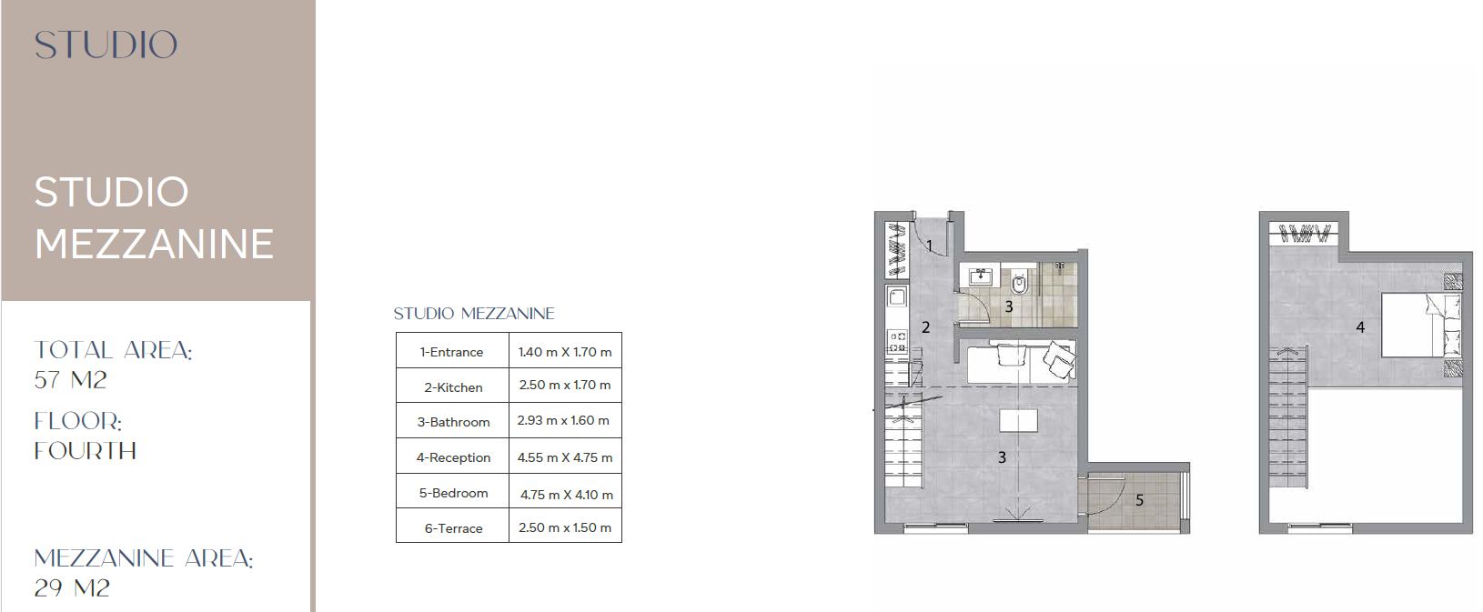 Floor plan for penthouse at Alura
