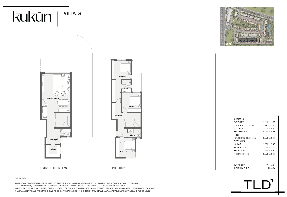 Floor plan for duplex at Kukun
