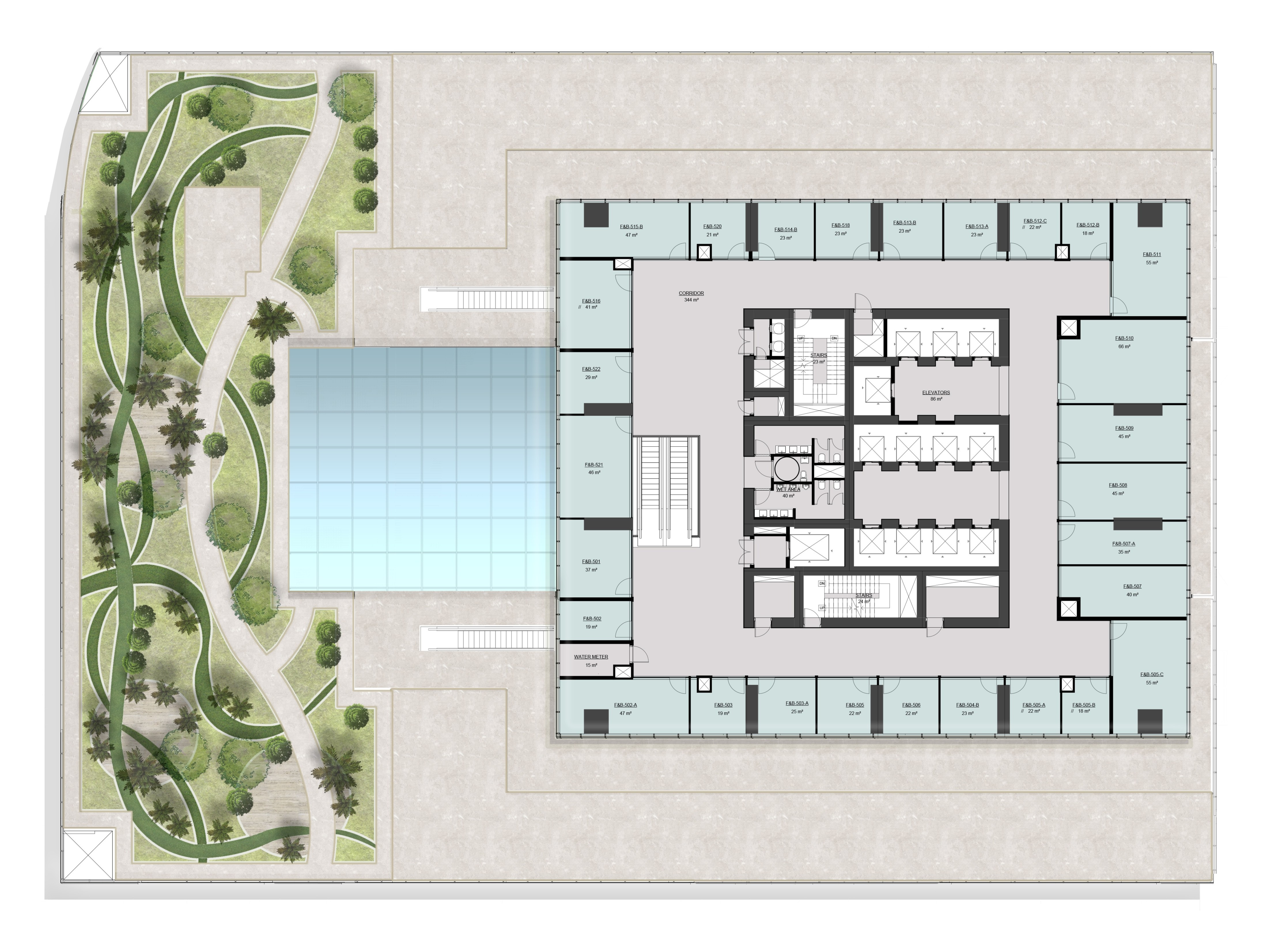 Floor plan for  at Taj Tower