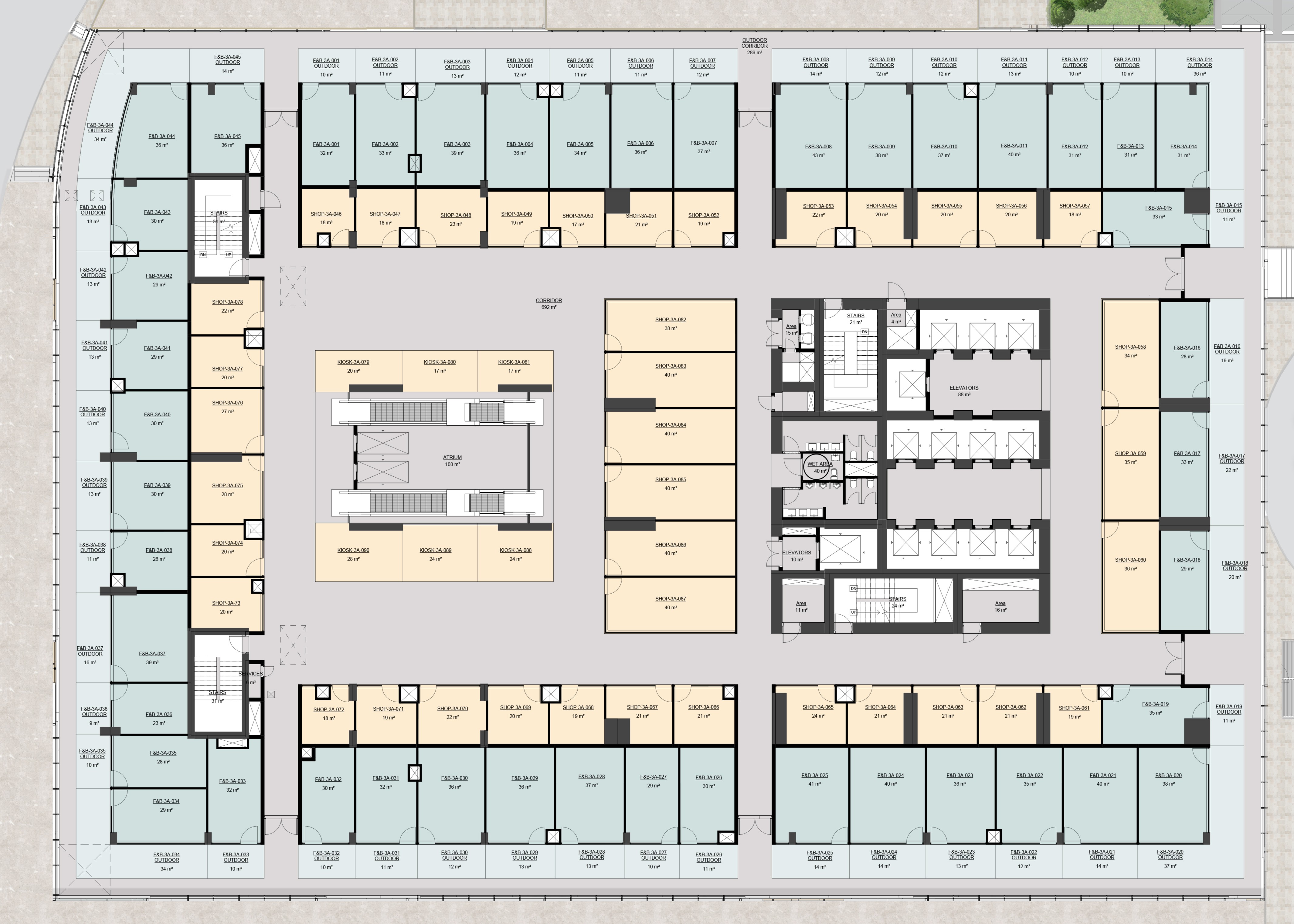 Floor plan for  at Taj Tower