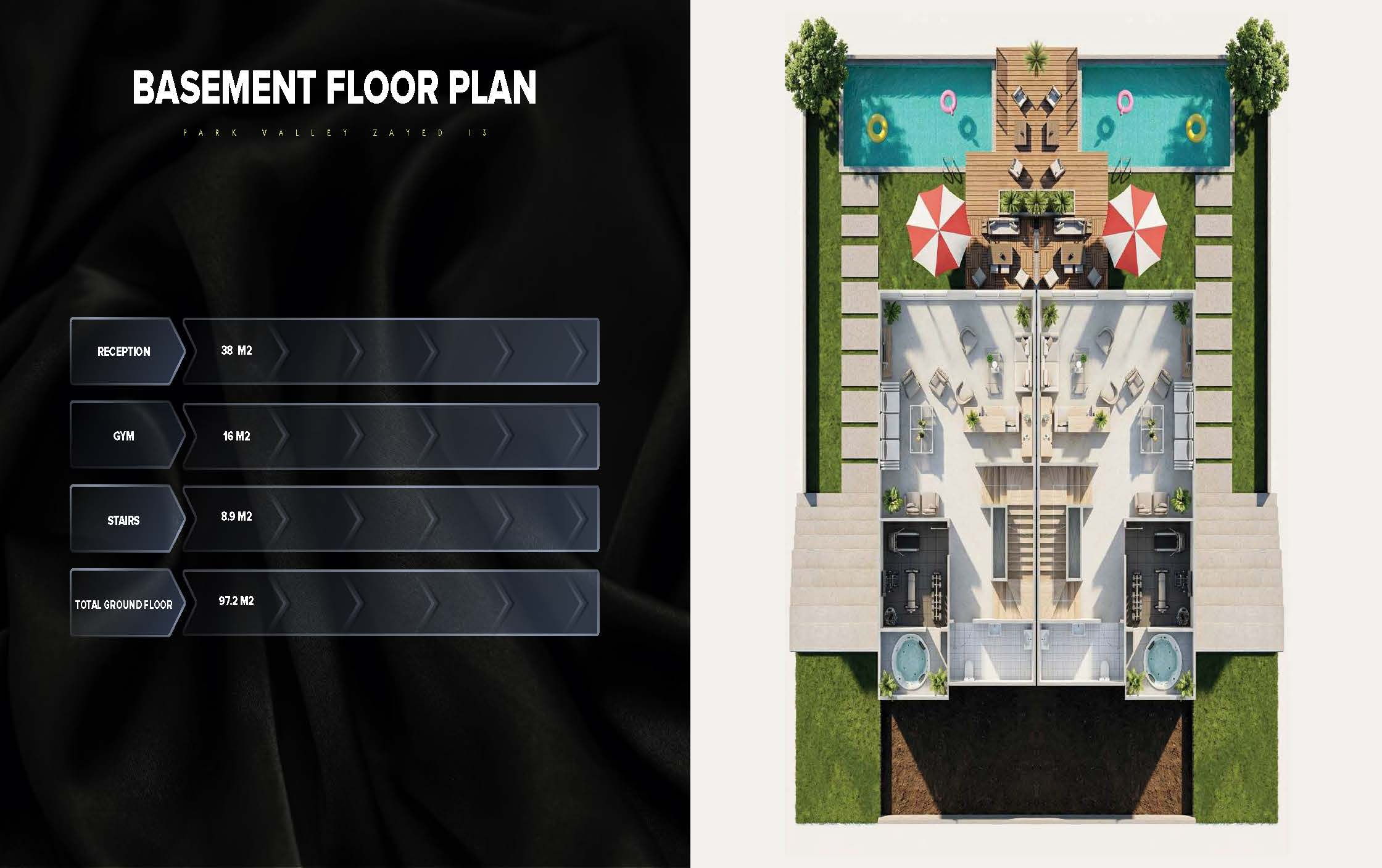 Floor plan for  at Park Valley Zayed 13