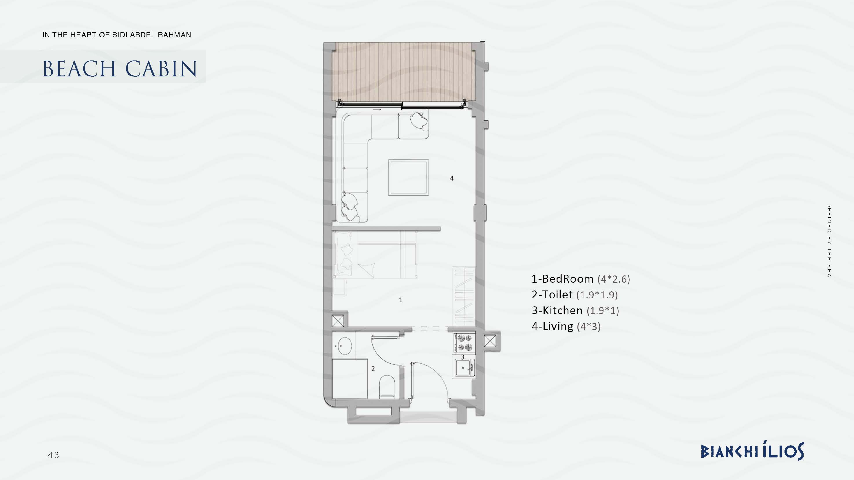 Floor plan for  at Bianchi Ilios
