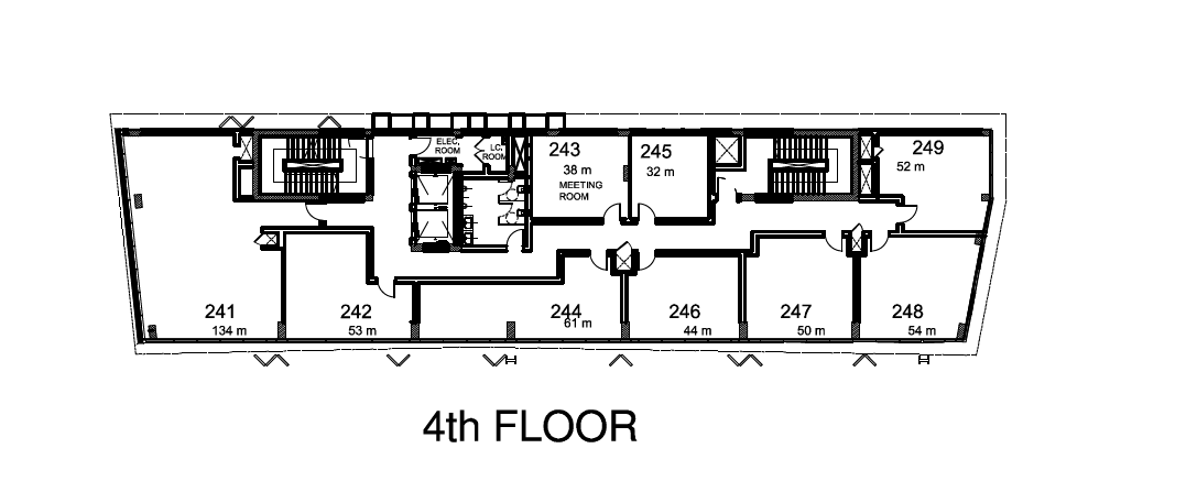 Floor plan for  at City Hall Strip