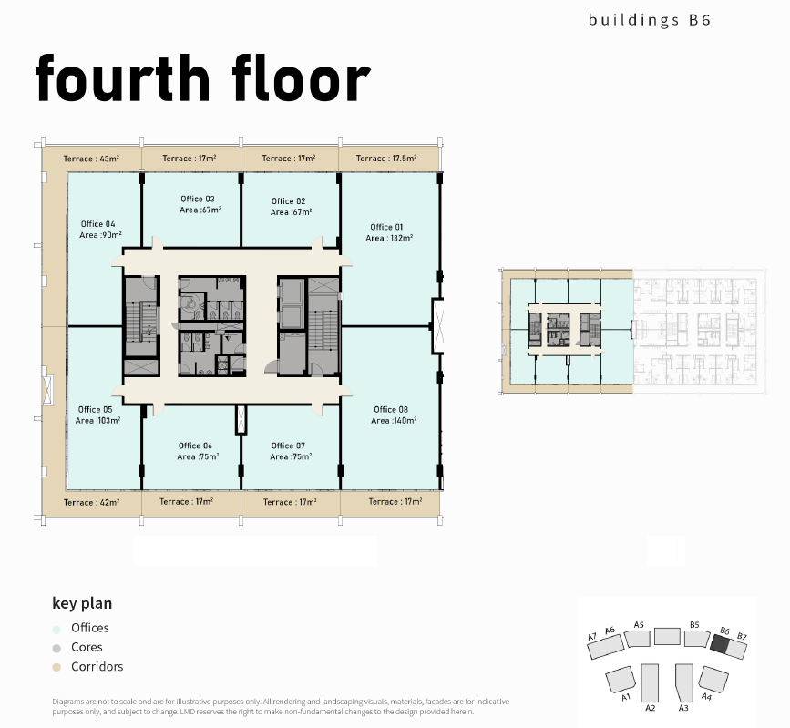 Floor plan for  at Three Sixty