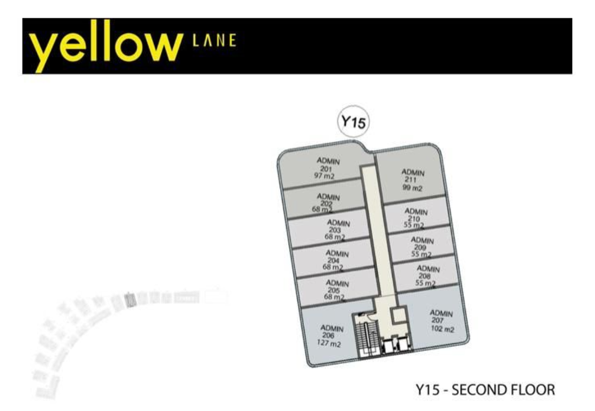 Floor plan for  at Yellow Residence