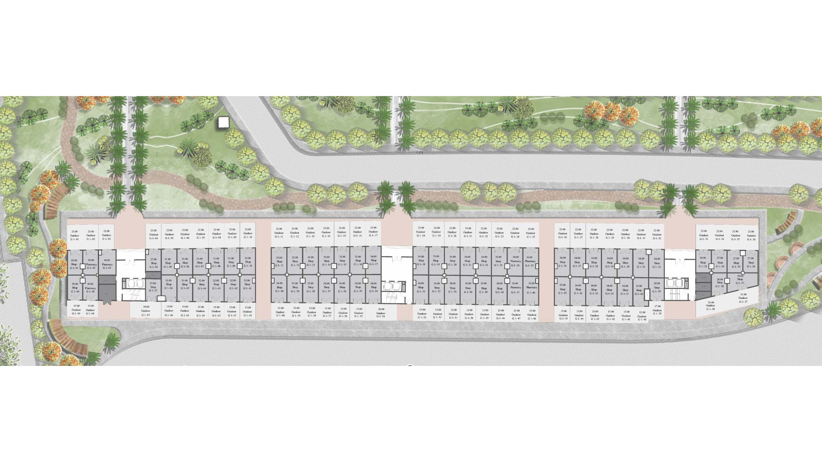 Floor plan for  at DeJoya 4 Strip Mall