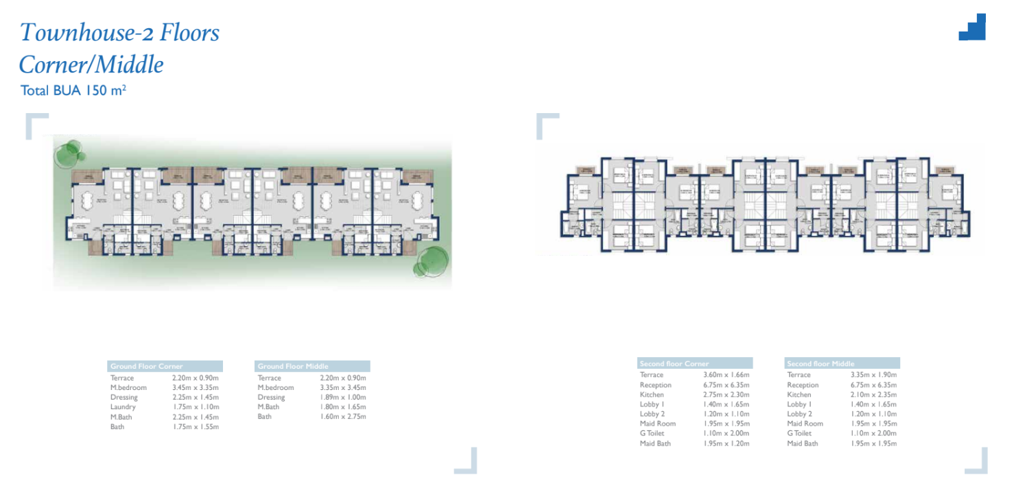 Floor plan for townhouse at Crete Island