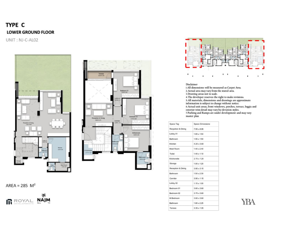 Floor plan for  at Najm
