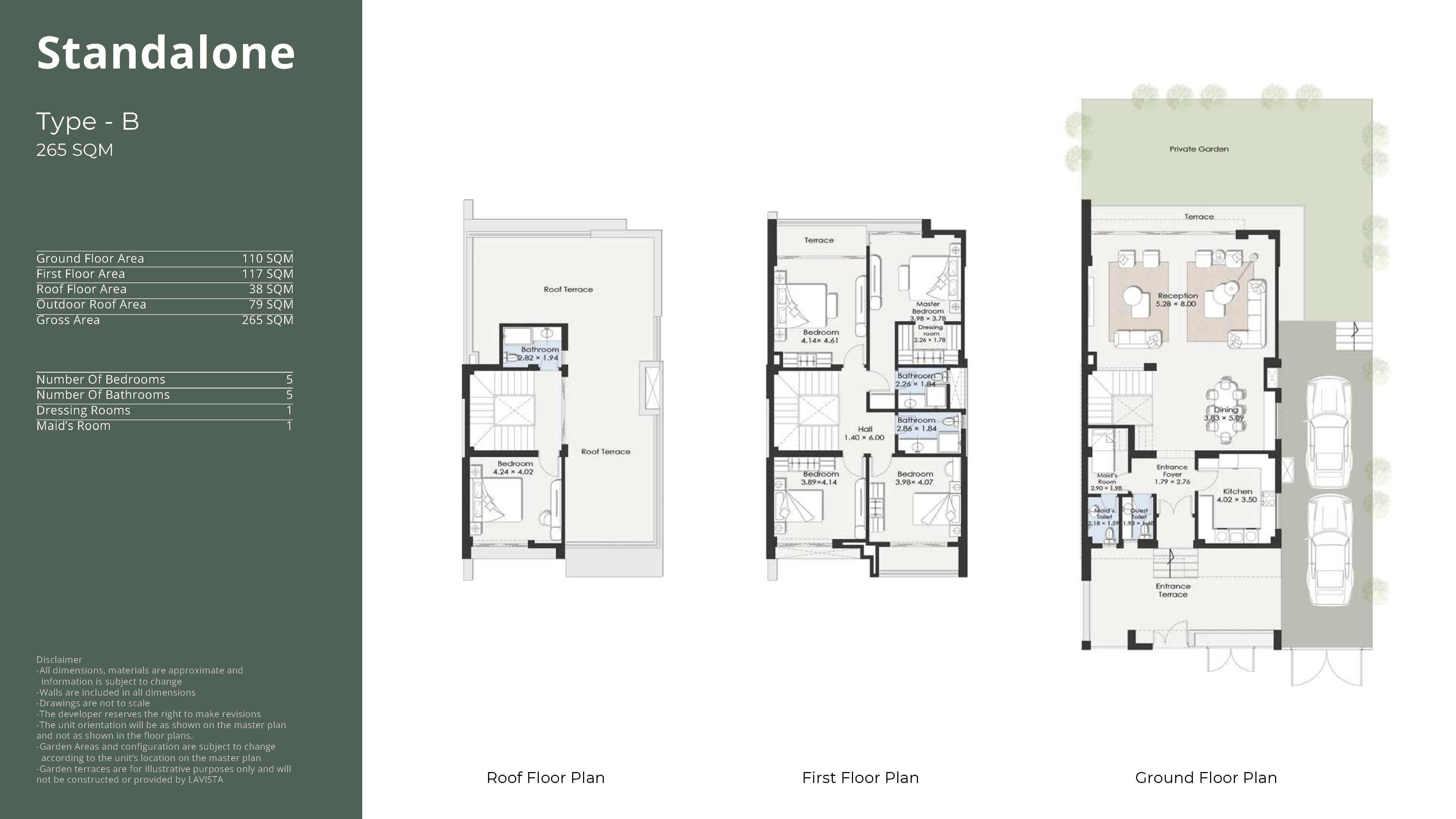 Floor plan for villa at El Patio Jade