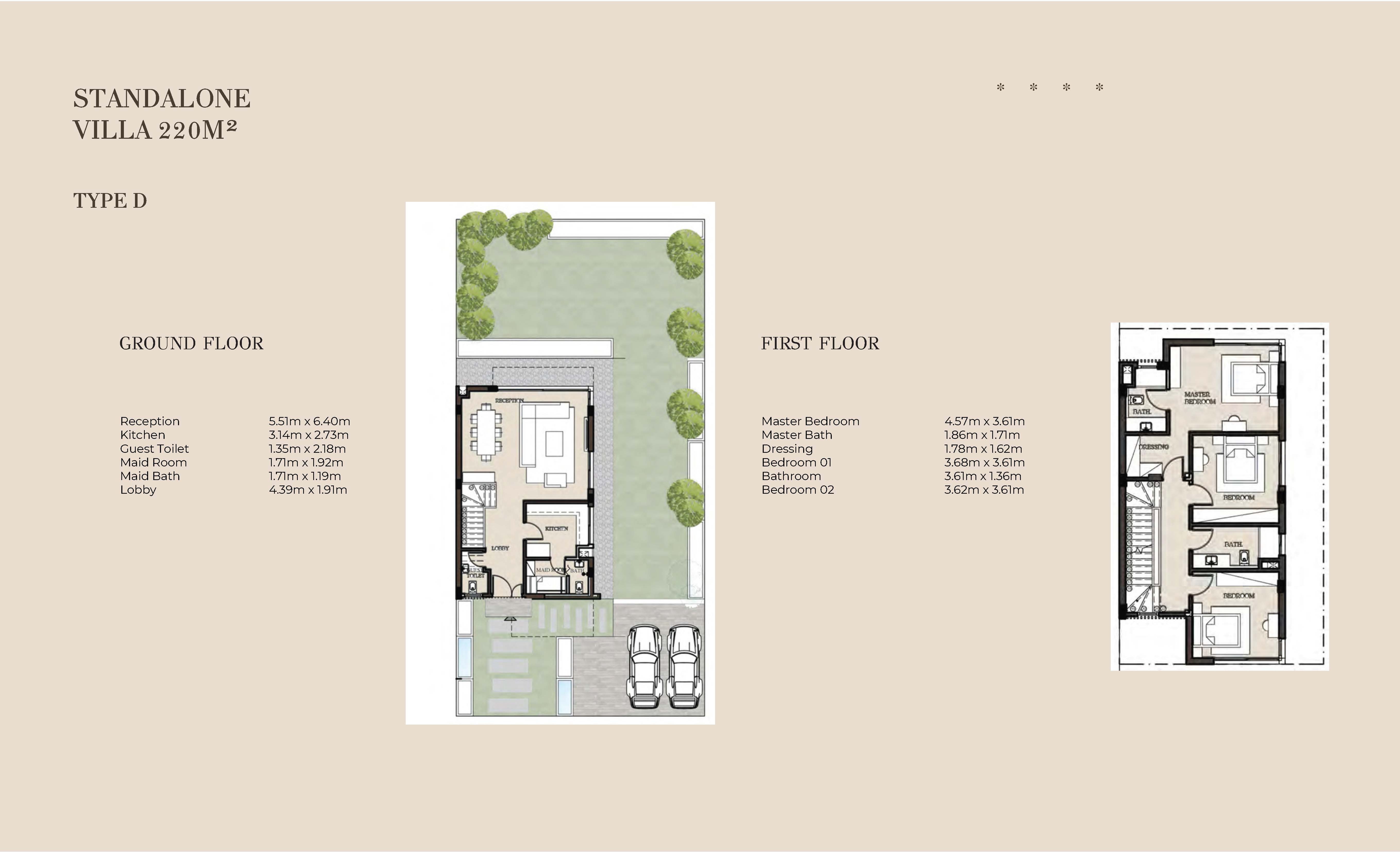 Floor plan for villa at The Crest