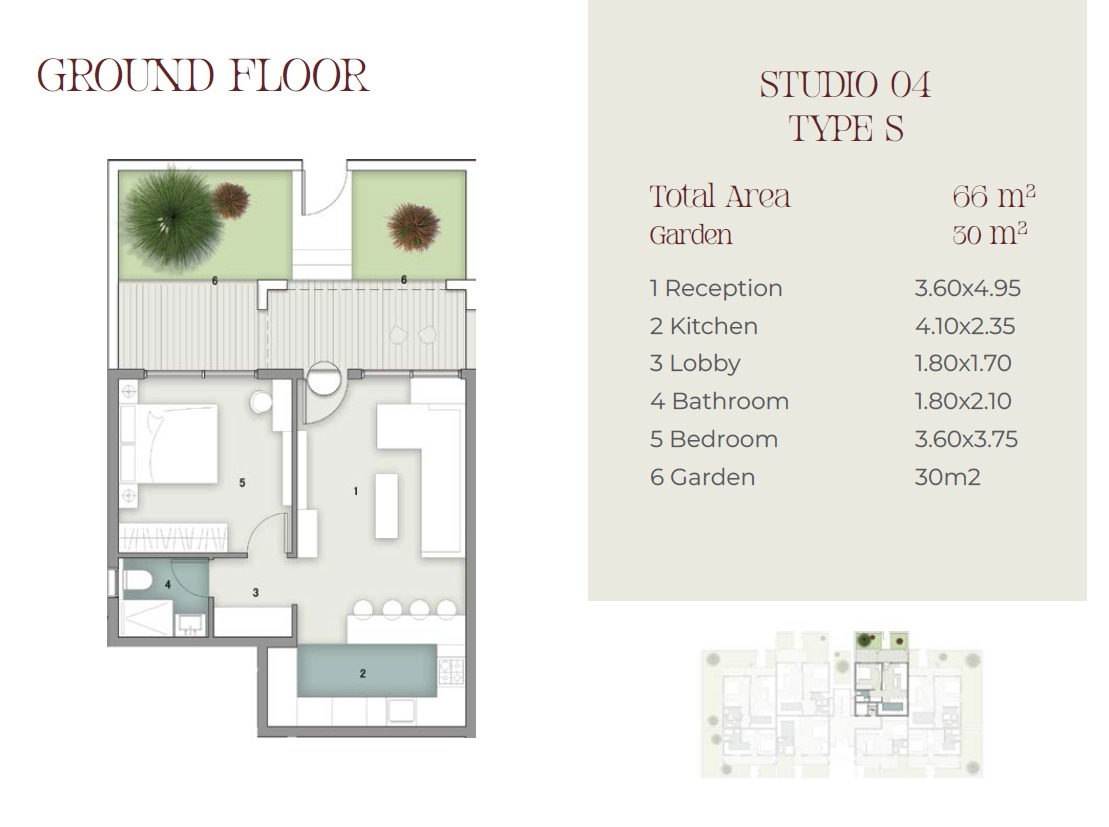 Floor plan for apartment at Upmount