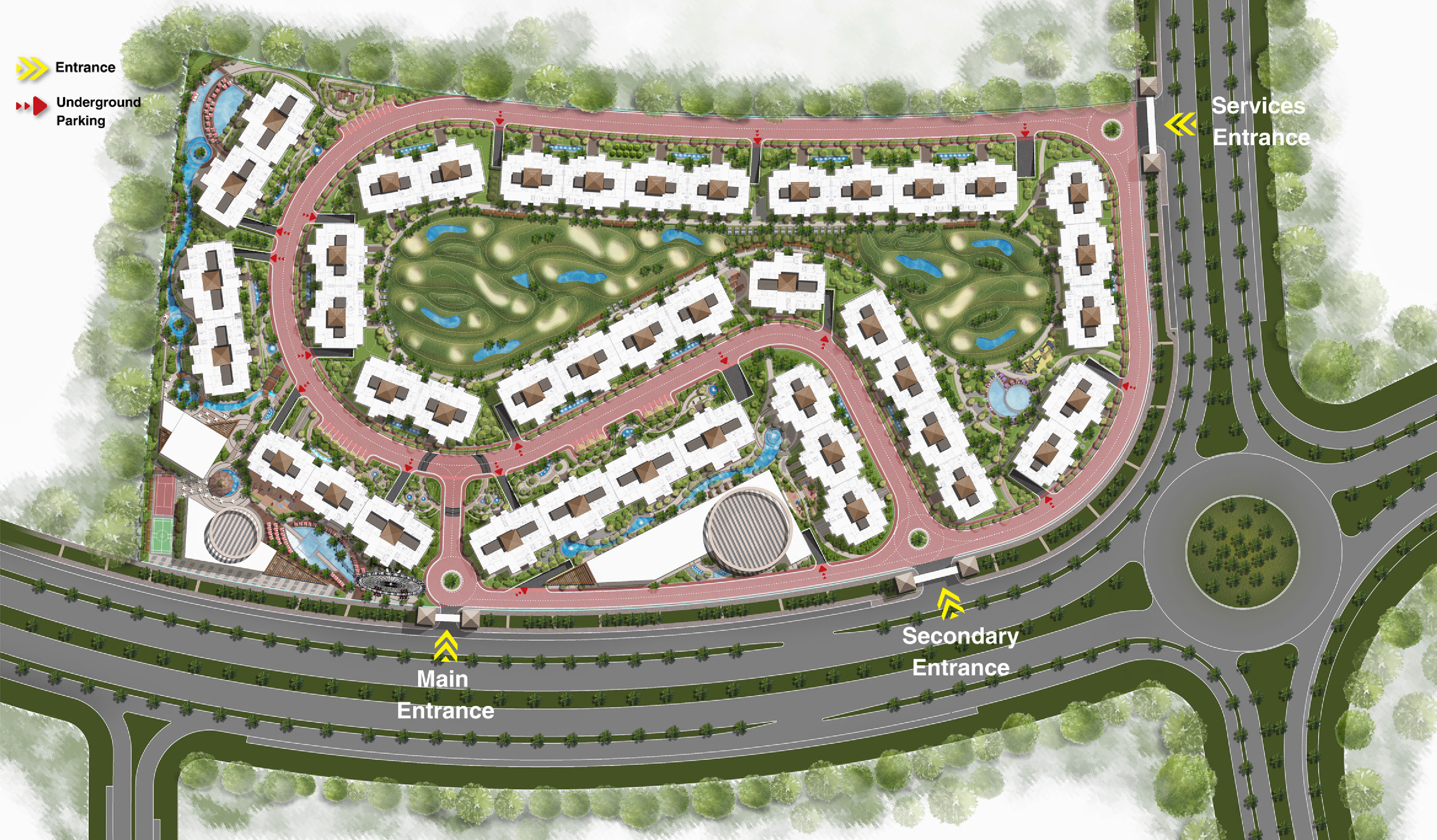 Master plan for Suli Golf Residence