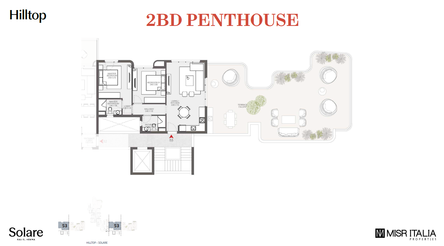 Floor plan for chalet at Solare