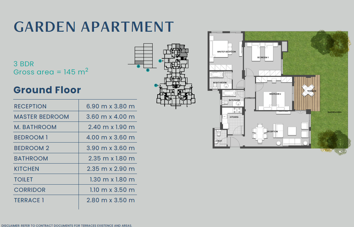 Floor plan for apartment at Club Park - ICity October